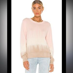NWT Veronica Beard Nikasha Tie-Dye Cotton
Pullover Sweater XS Neapolitan Revolve